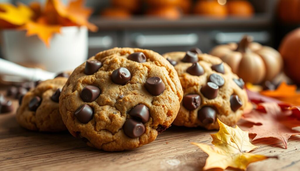 Cookies aux saveurs de l'automne : Citrouille, épices et chocolat