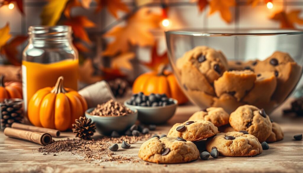 Cookies aux saveurs de l'automne : Citrouille, épices et chocolat